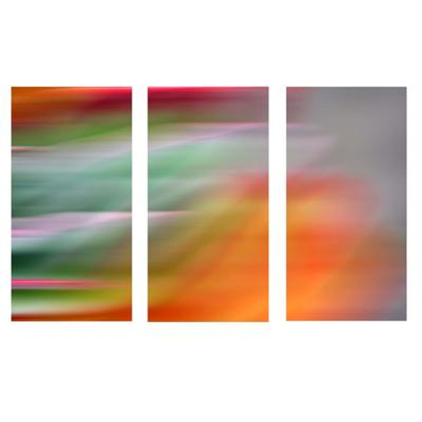 Myah Triptych Stretched Canvas Panels; 15X31.5X1.25 Each-Fireworks