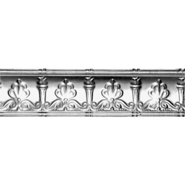 Lacquer Finish Steel Cornice 4  Inches  Projection x 4  Inches  Deep x 4 Feet Long