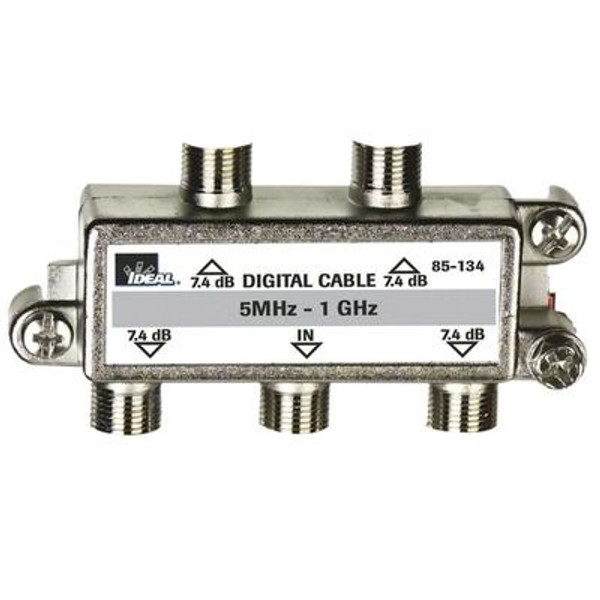 4 Way Digital Cable TV Splitter