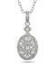 Concerto 0.06TCW Diamond Sterling Silver Necklace - DIAMOND