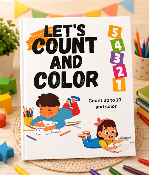 COUNT AND COLOR COLORING BOOK