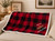 RED PLAID HALLMARK WATCHING BLANKET