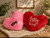 HEART PLUSH EMBROIDERED PILLOWS