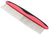 Pet Life Grip Ease' Wide and Narrow Tooth Grooming Pet Comb