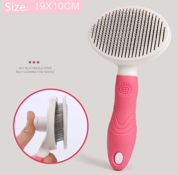 Pets Comb Dogs And Cats Beauty Styling Cleaning Automatic Hair Removal Comb 
