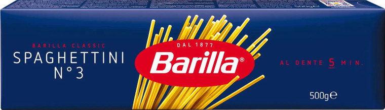 BARILLA SPAGHETTINI n.3 500gr