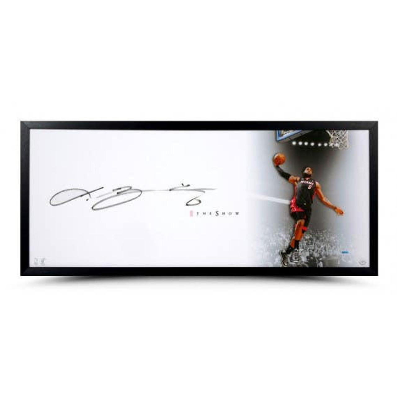 LeBron James Autographed The Show Designed Photo - Midwest Cards