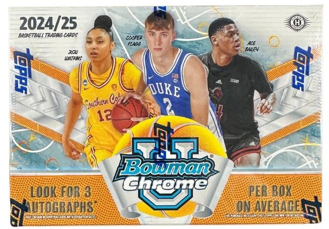 2024/25 Bowman University Chrome Basketball Breaker's Delight Box