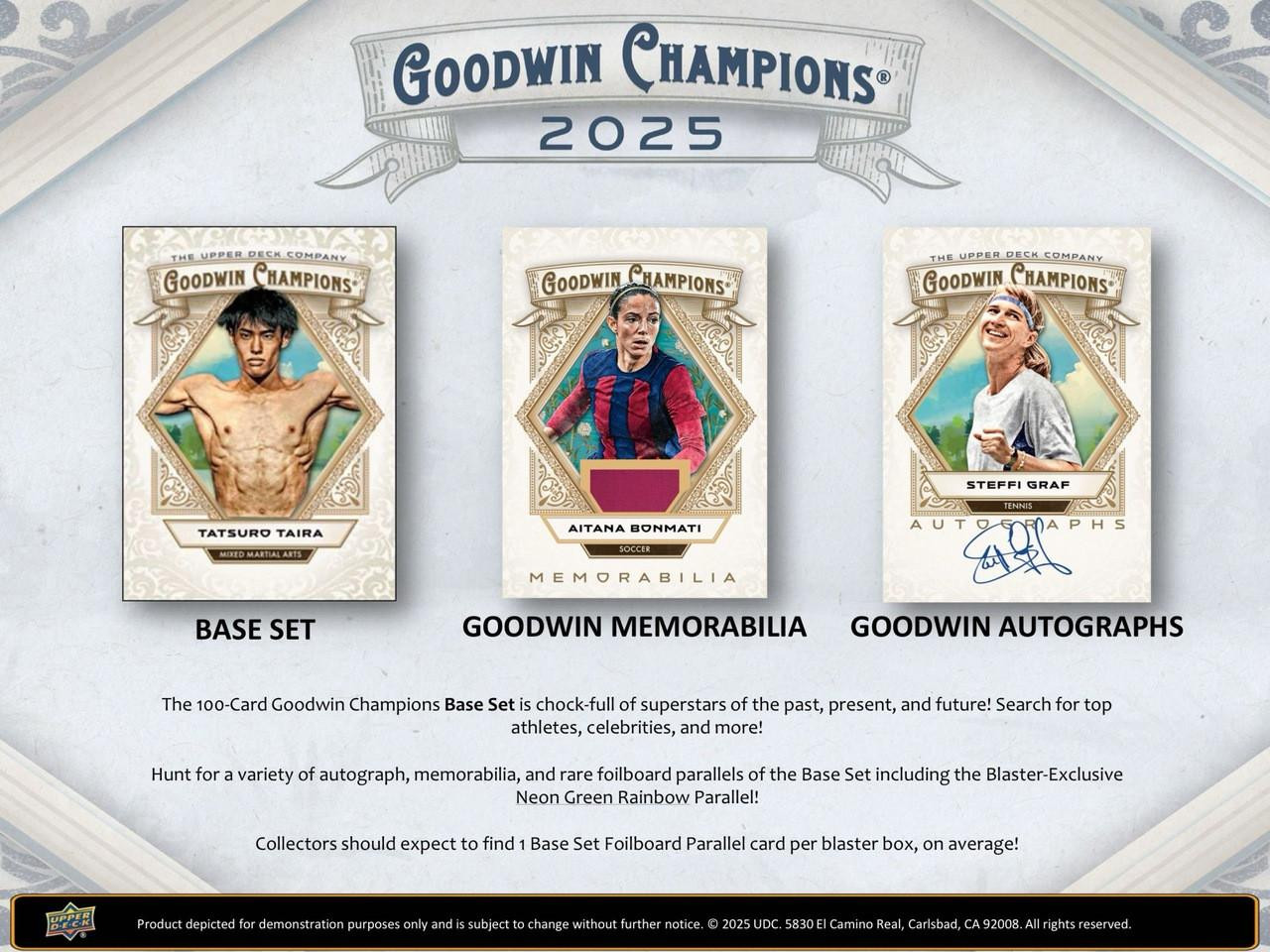 2025 Upper Deck Goodwin Champions Blaster 20 Box Case