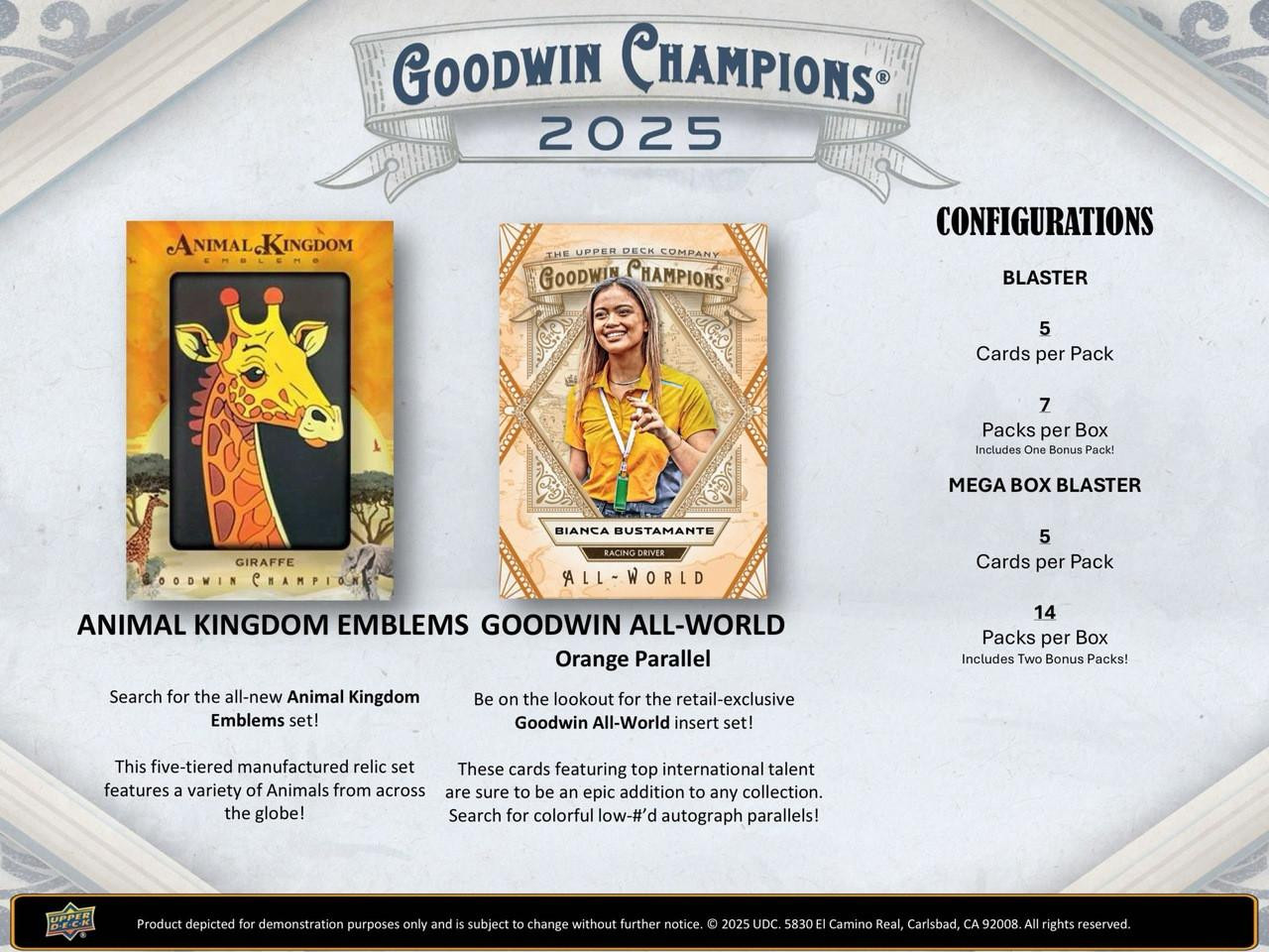 2025 Upper Deck Goodwin Champions Blaster Box