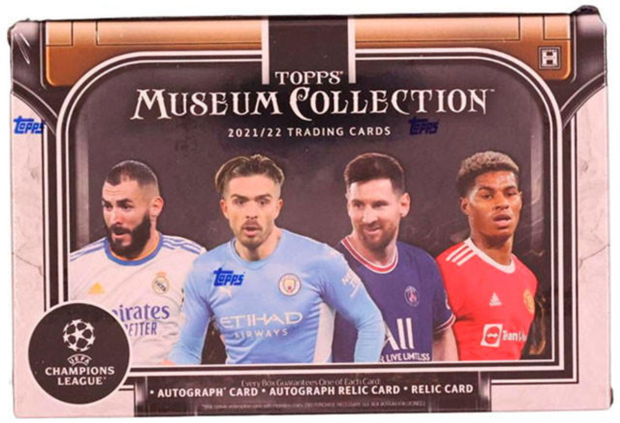 TOPPS 2021　MUSEUM COLLECTION　新品未開封ミニBOX 2021-22 Topps Museum Collection UEFA Champions League