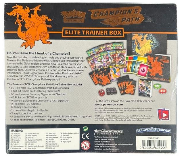 Pokemon Sword & Shield Champion's Path Elite Trainer Box
