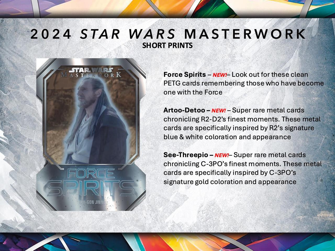 2024 Topps Star Wars Masterwork Hobby 8 Box Case