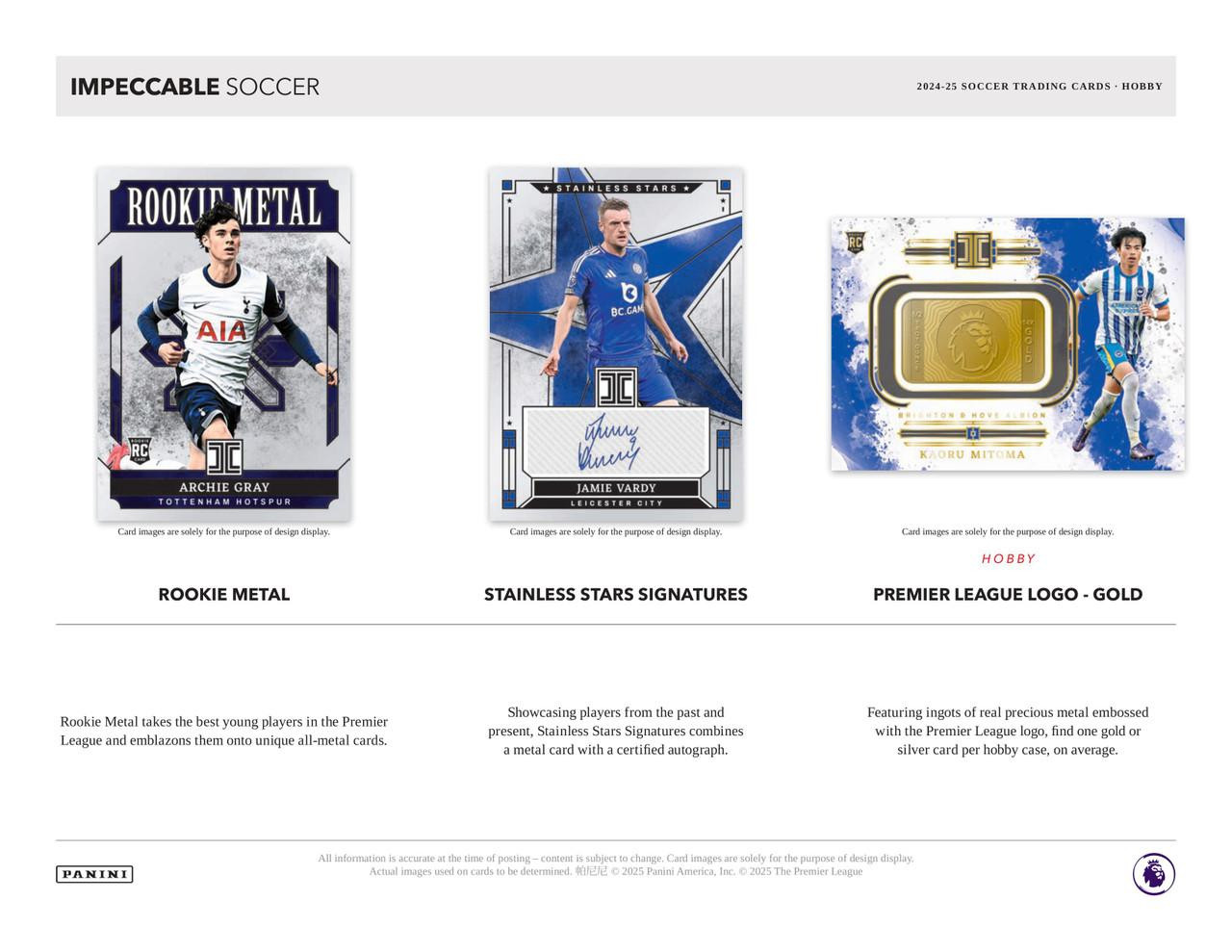 2024/25 Panini Impeccable Soccer Hobby Box