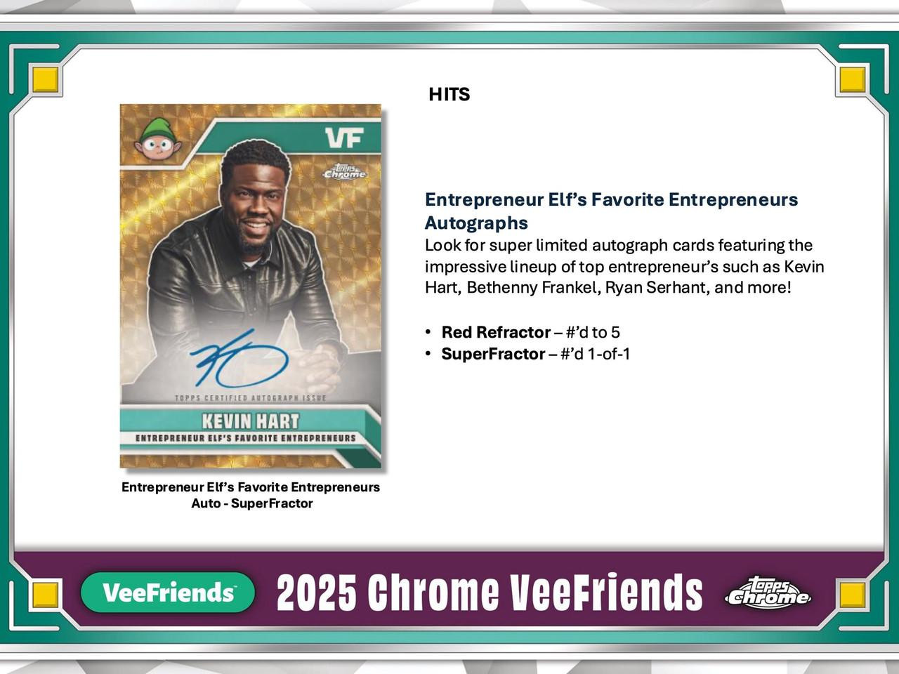 2025 Topps Chrome VeeFriends Hobby Box