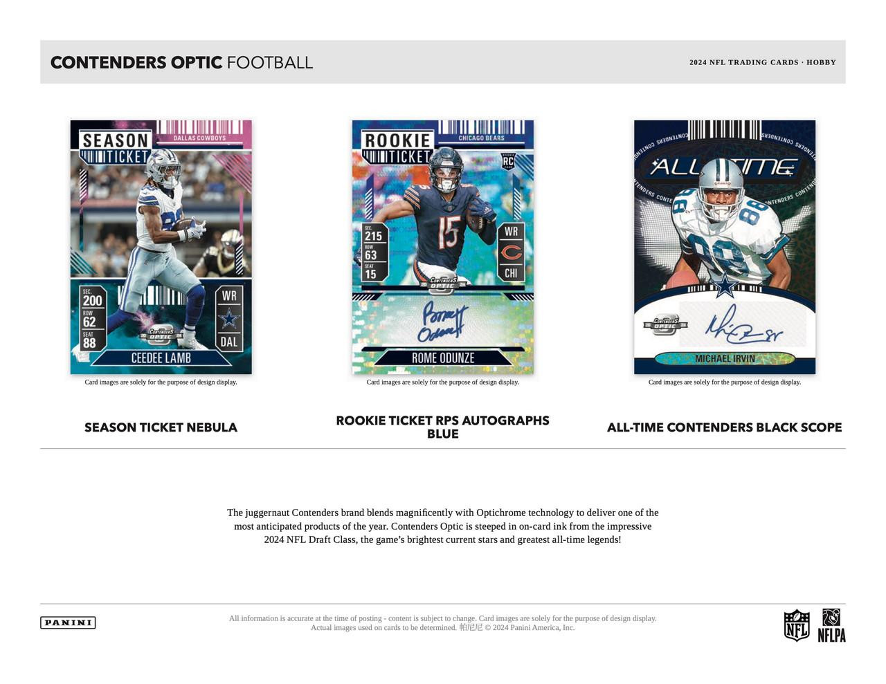 2024 Panini Contenders Optic Football Hobby Box