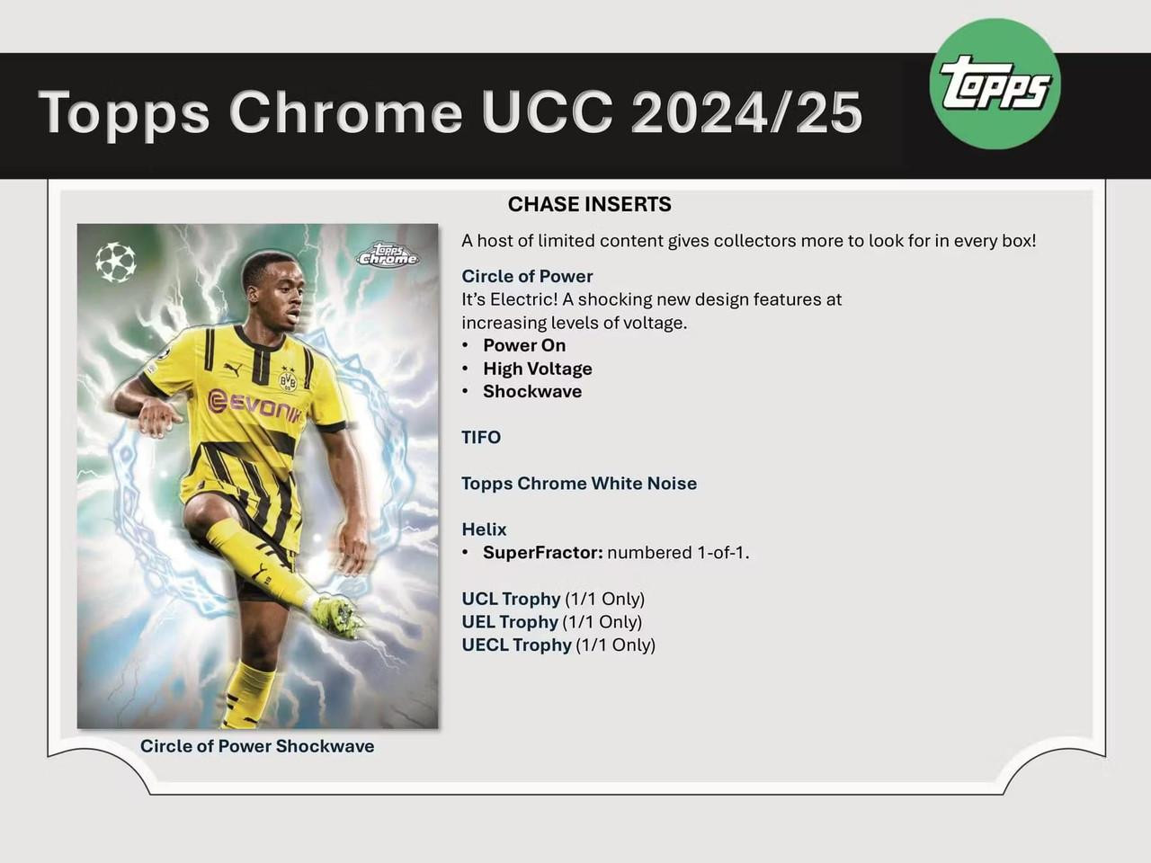 Carte Topps Chrome 2024/25 Serhou Guirassy Superfractor 1/1 Auto - Borussia Dortmund - état Near Mint