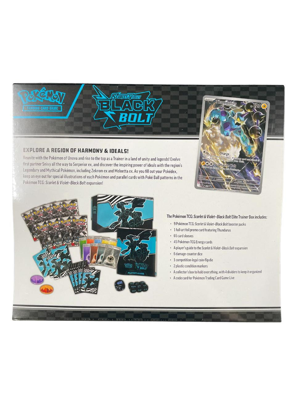 pokemon trading card game: black bolt elite trainer box Pokmon Scarlet & Violet 10.5" Reunite with the Pokemon of Unova and rise to the top as a Trainer in a land of unity and legends Best Pokmon TCG Black Bolt