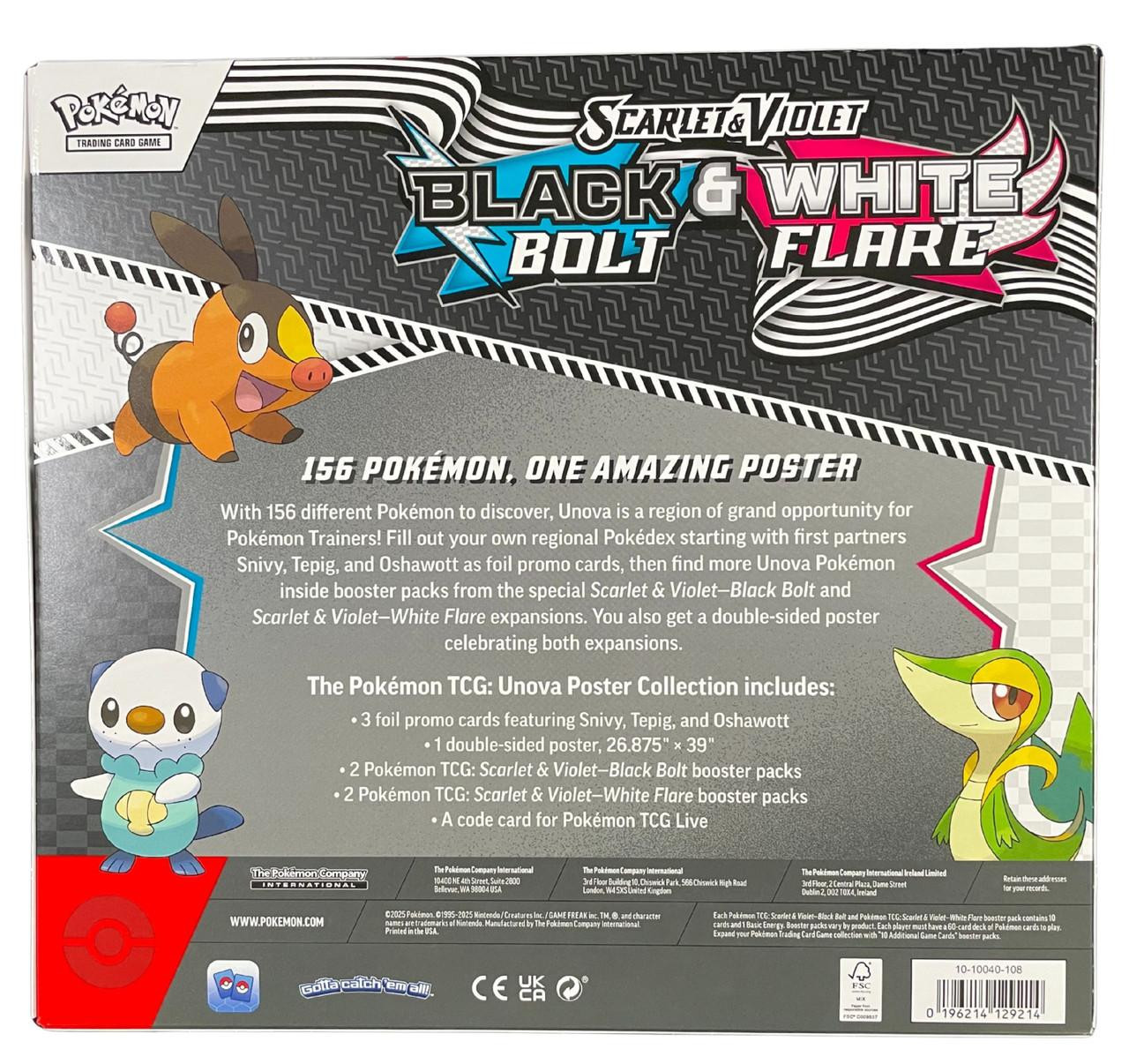 Pokemon Scarlet & Violet Unova Poster Collection Box Pokemon Scarlet & Violet Unova Poster Collection Box