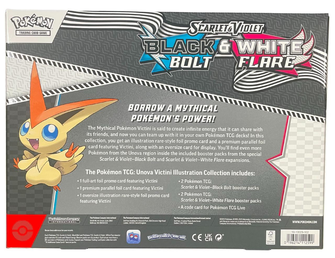 Pokemon Scarlet & Violet Unova Victini Illustration Collection Box