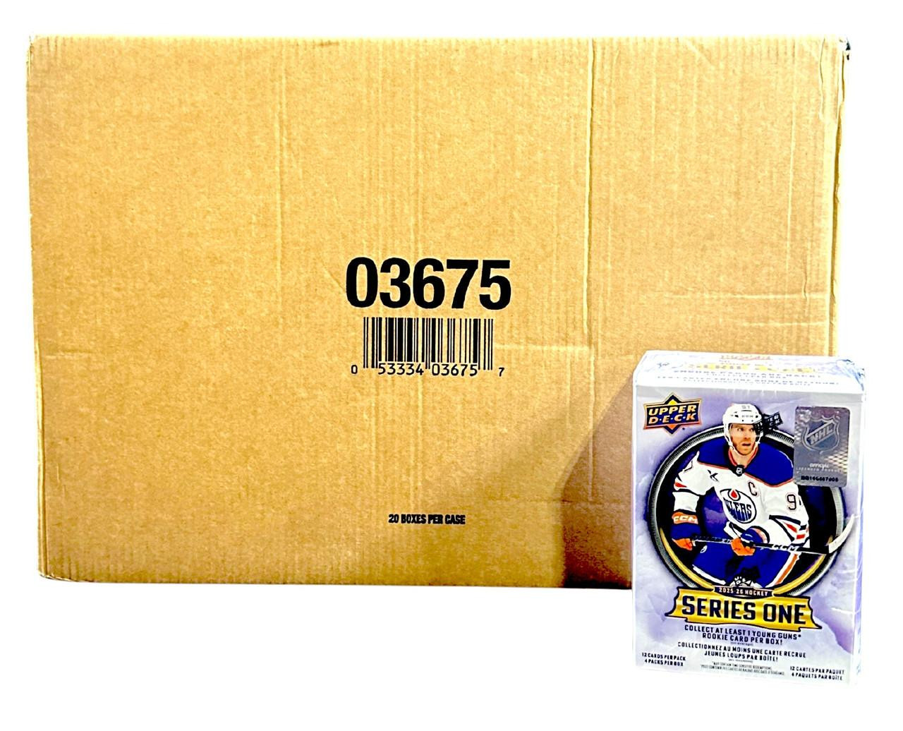 2025/26 Upper Deck Series 1 Hockey Blaster 20 Box Case