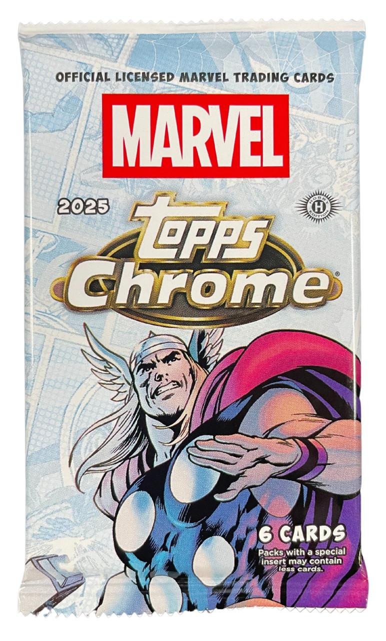 2025 Topps Marvel Chrome Hobby Pack