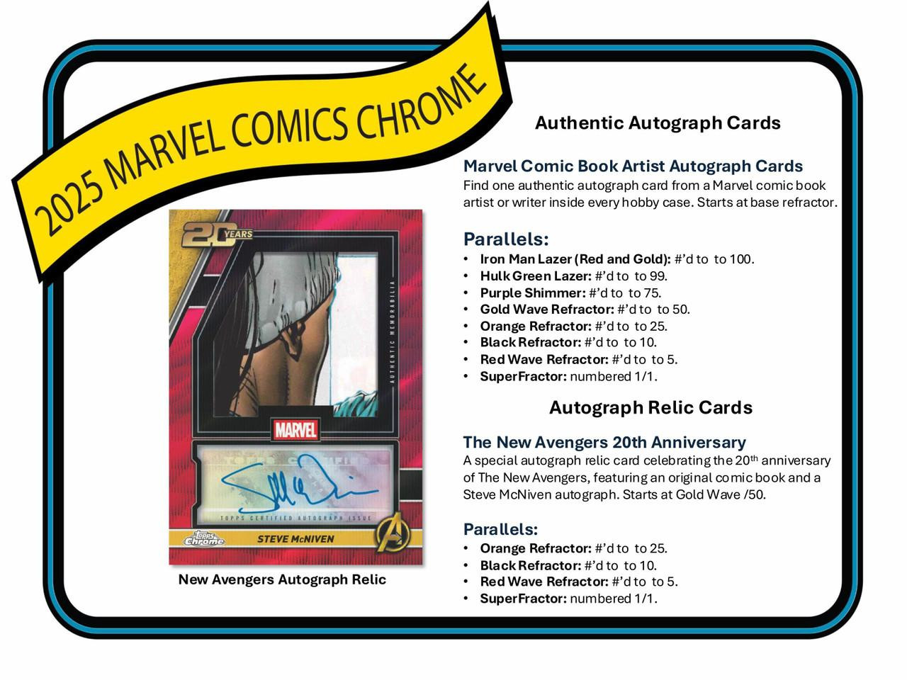 2025 Topps Marvel Chrome Blaster Box