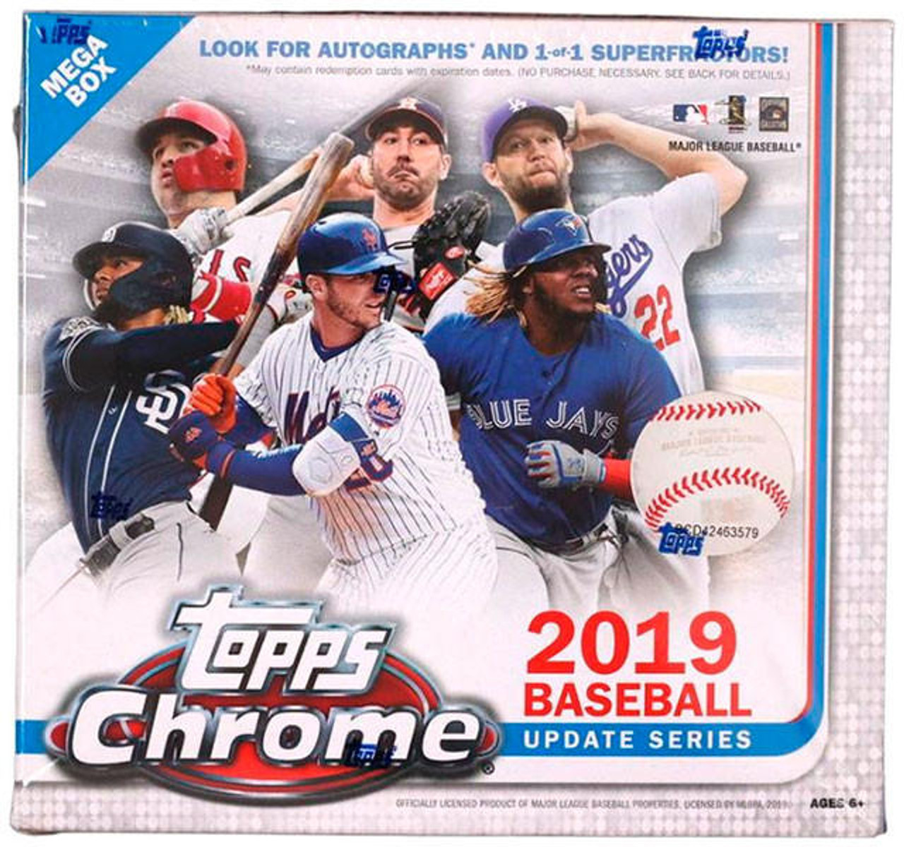 2017 Topps Chrome Update Mega Box Baseball - Box