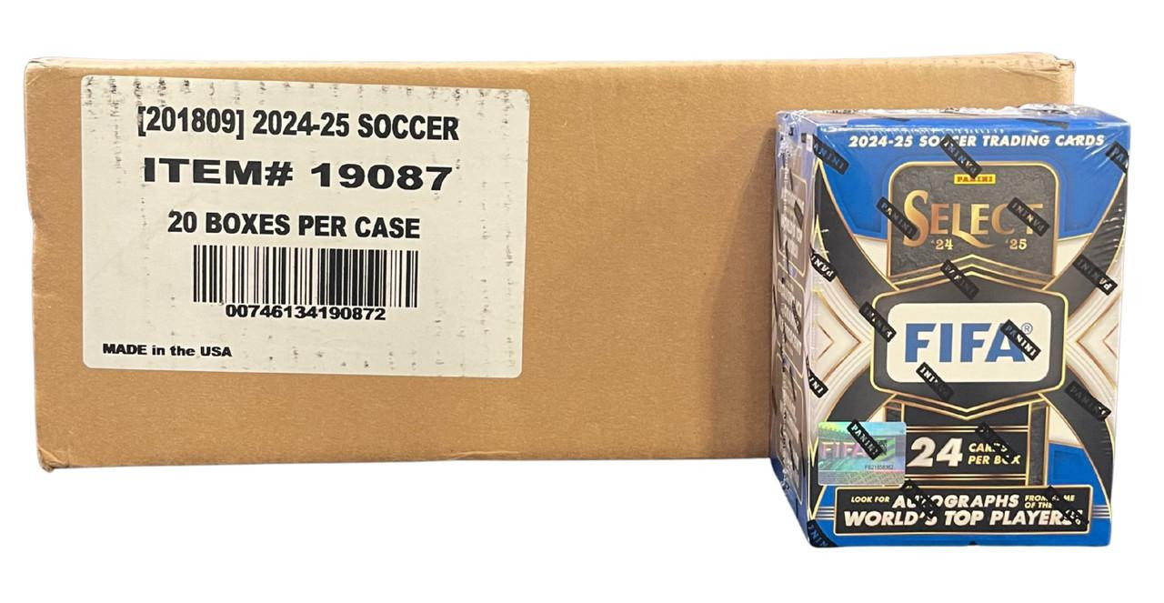 2024/25 Panini Select FIFA Soccer Hobby Blaster 20 Box Case