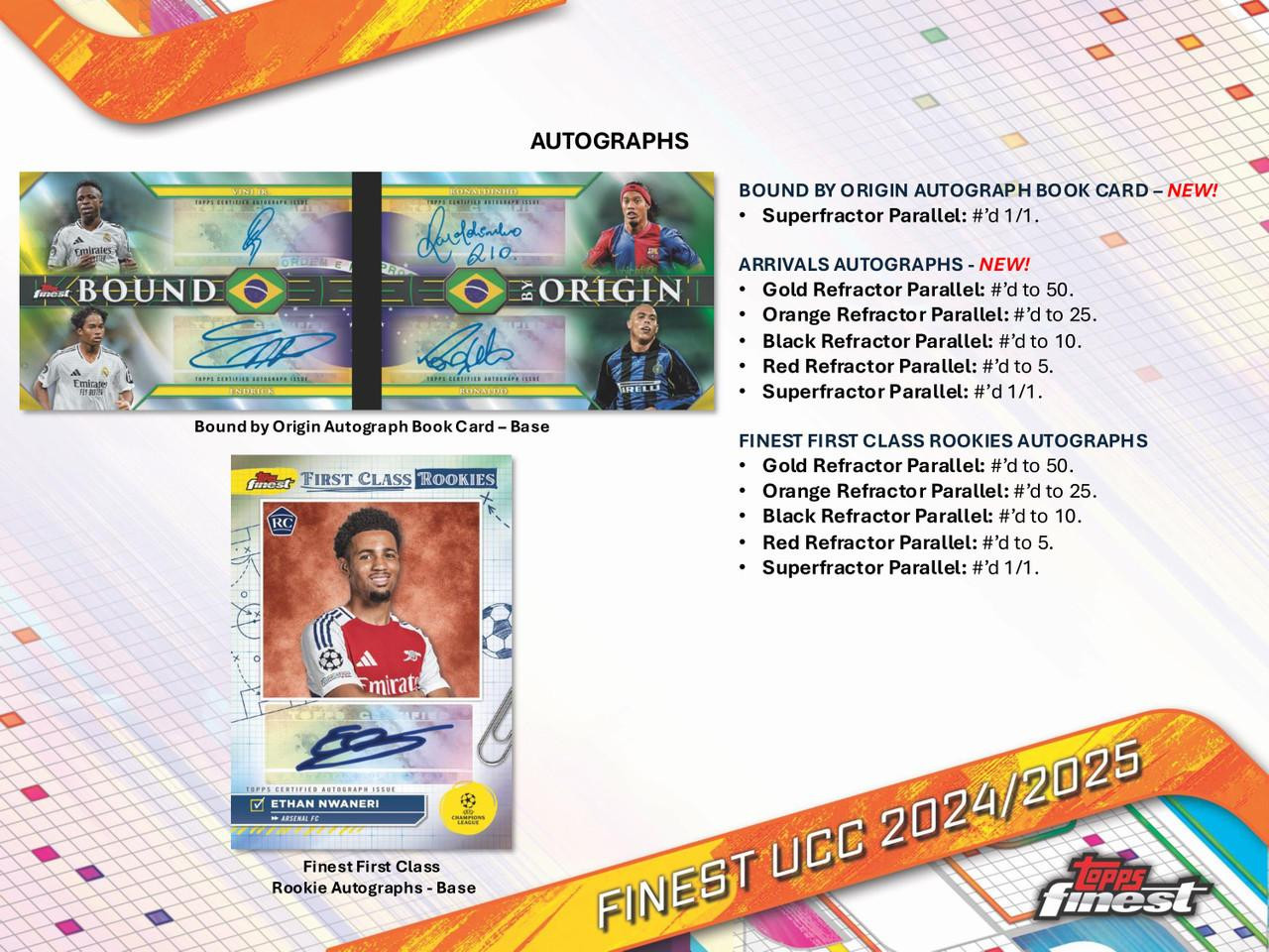2024/25 Topps UEFA Club Competitions Finest Soccer Hobby 8