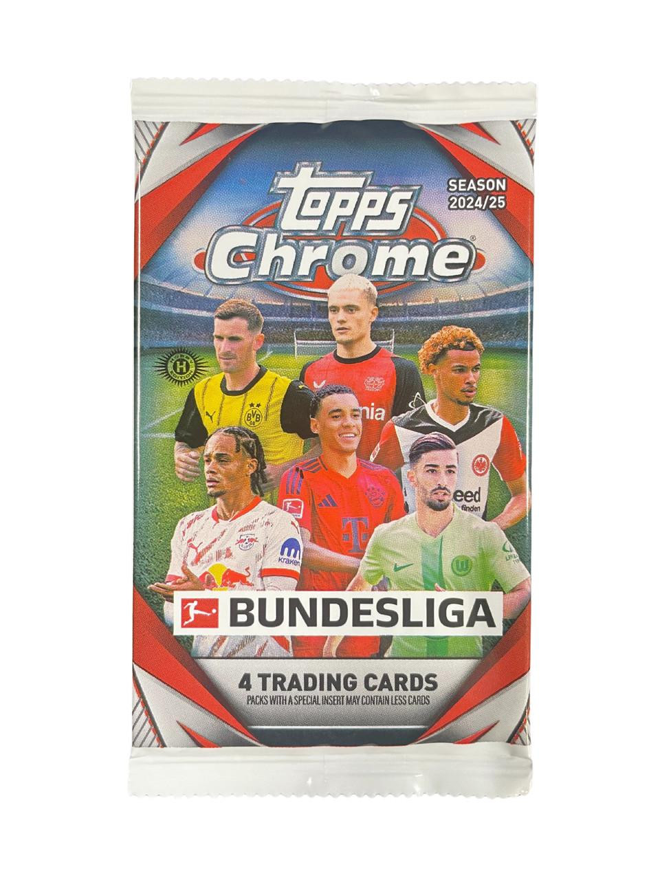 2024/25 Topps Chrome Bundesliga Soccer Hobby Pack