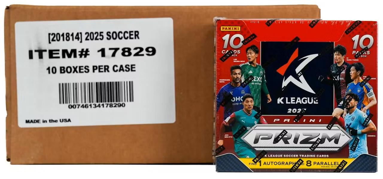 その他 2025 PANINI PRIZM K-LEAGUE SOCCER HOBBY 2025 Panini Prizm K League Soccer Hobby Box | Steel City Collectibles