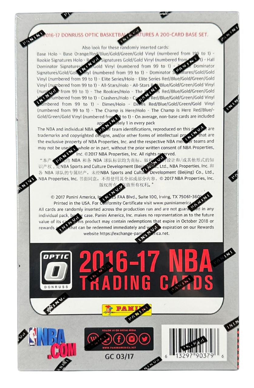 その他 PANINI DONRUSS OPTIC 2016/17 Panini Donruss Optic Basketball Hobby Box