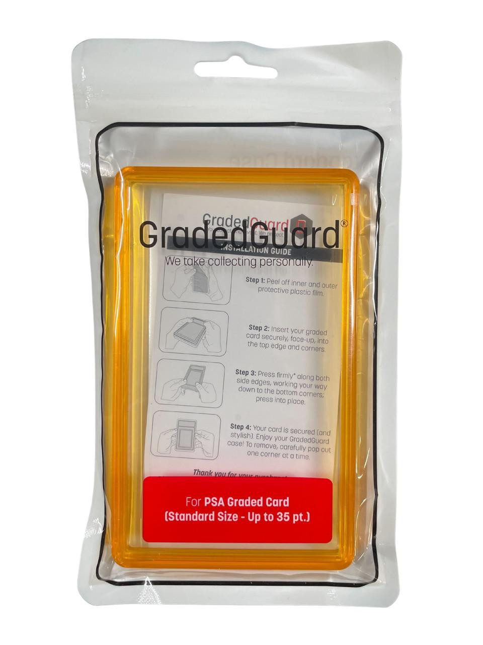 GradedGuard Standard PSA Case - Amber - Unit