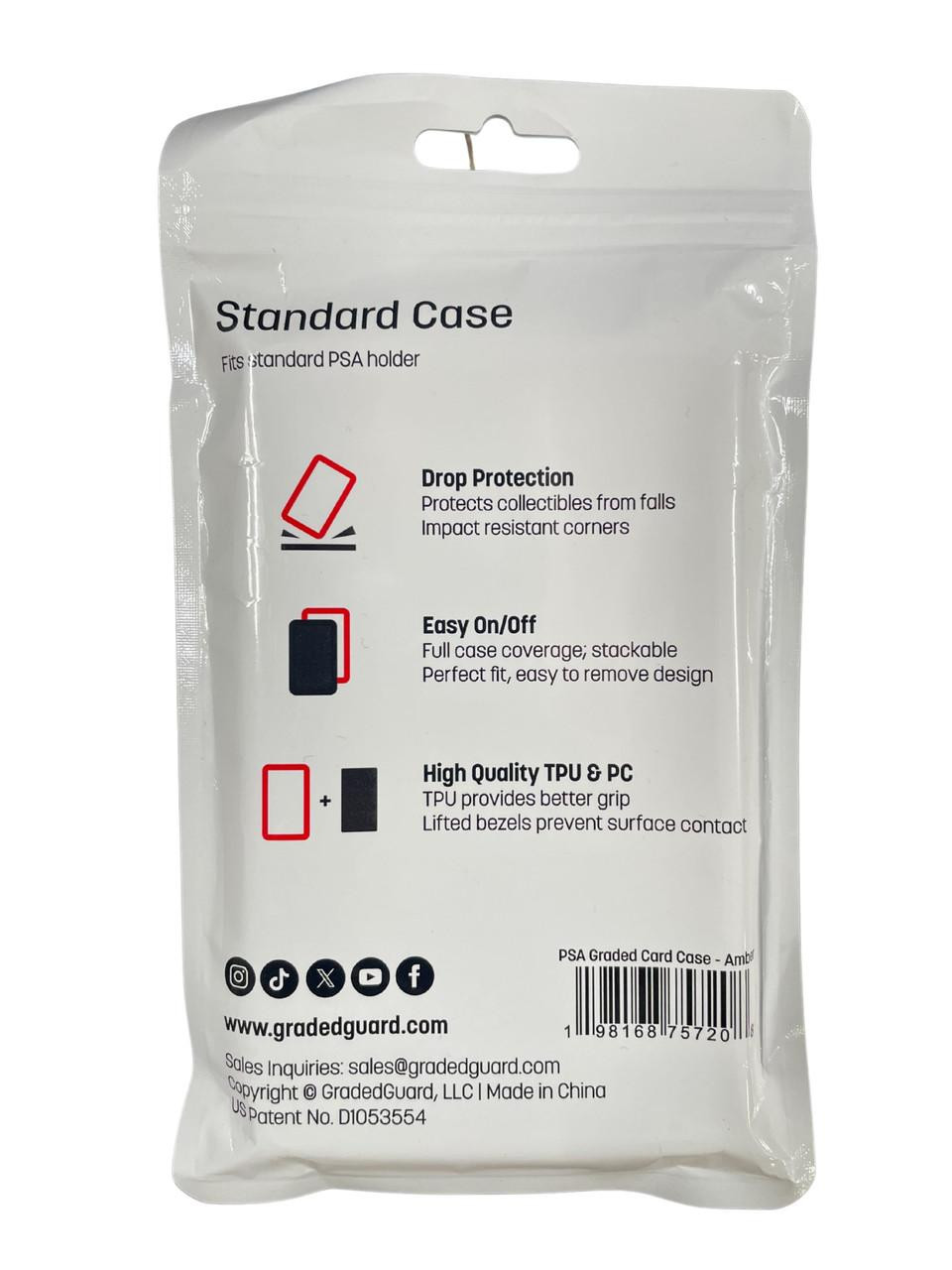 GradedGuard Standard PSA Case - Amber - Unit