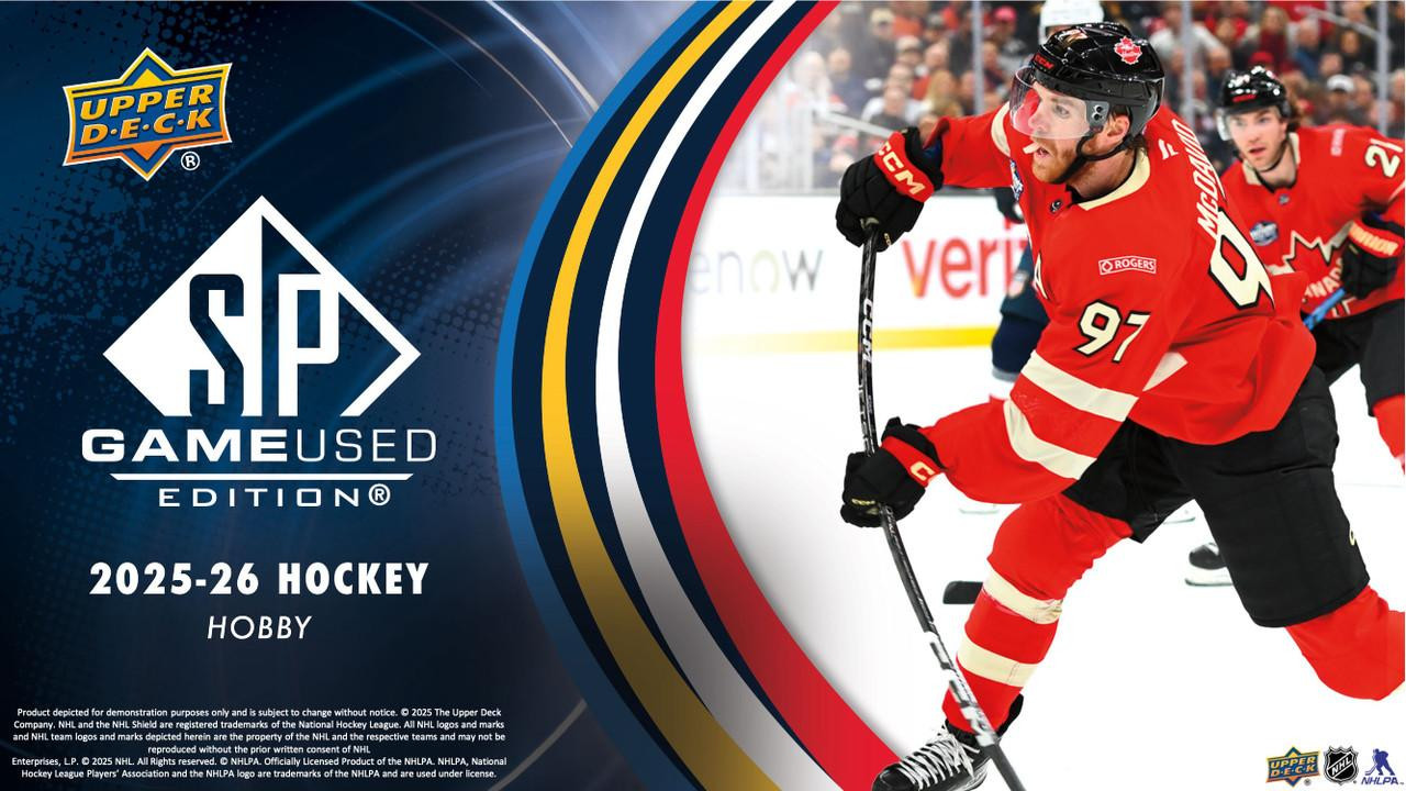 2025/26 Upper Deck SP Game Used Hockey Hobby Box