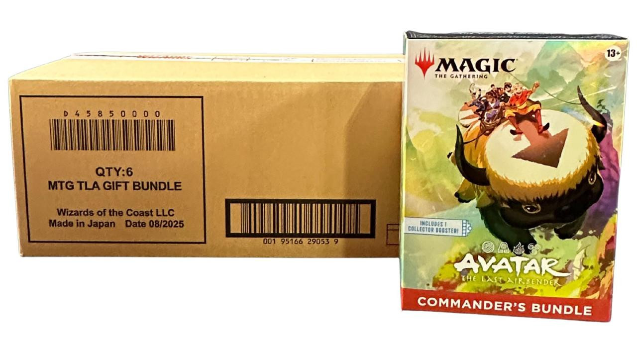 Magic: The Gathering Avatar The Last Airbender Commander Bundle 6 Box Case