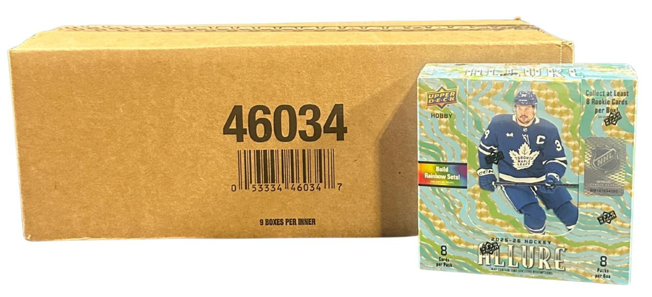 2025/26 Upper Deck Allure Hockey Hobby 9 Box Case