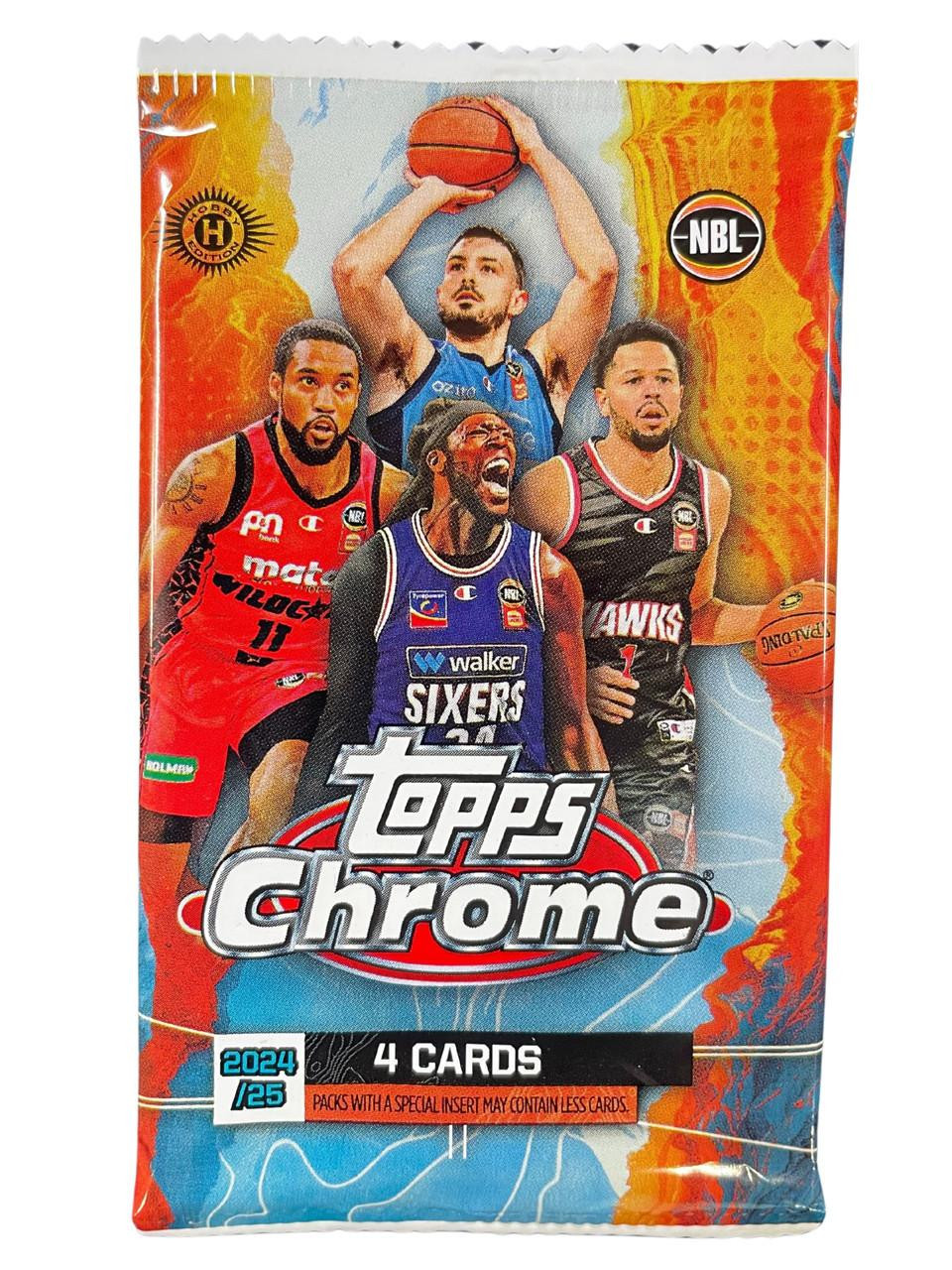 2024/25 Topps NBL Chrome Basketball Hobby Pack