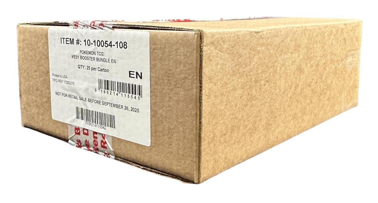 Pokemon Mega Evolution Booster Bundle 25 Box Case