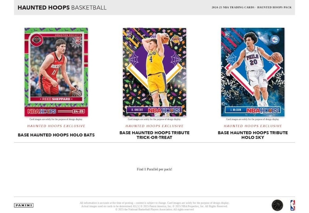 2024/25 Panini Haunted Hoops Halloween Treat Basketball Pack