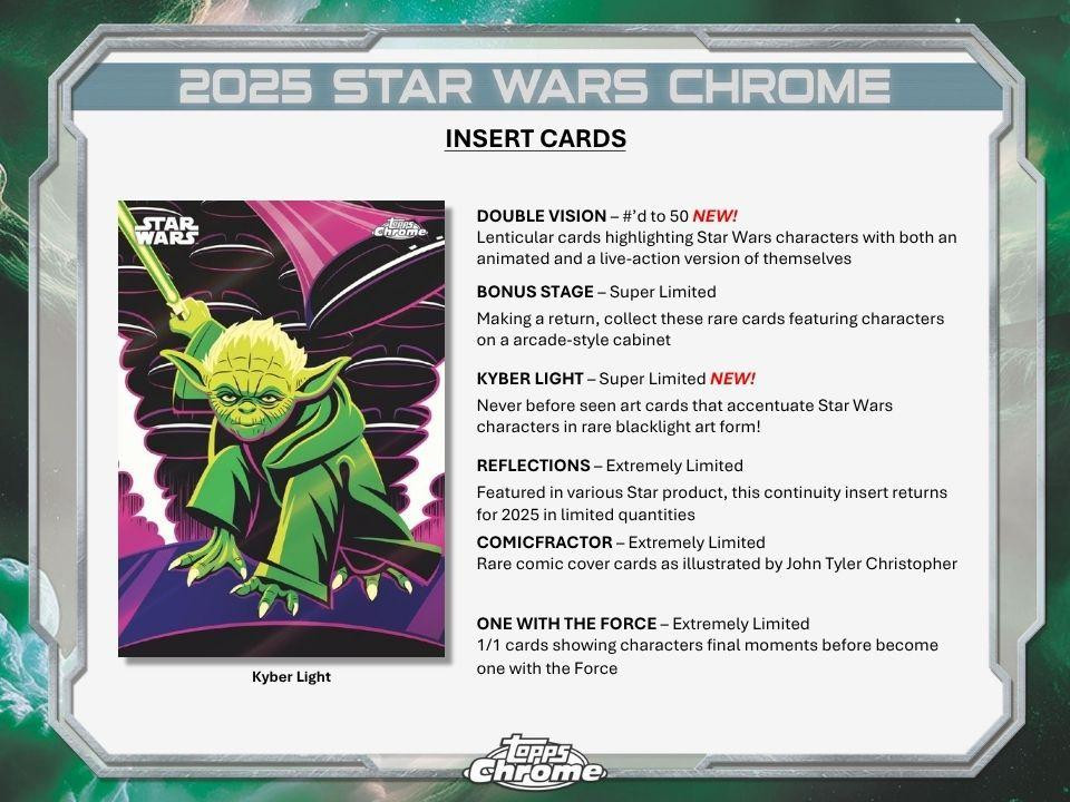 2025 Topps Star Wars Chrome Hobby Box