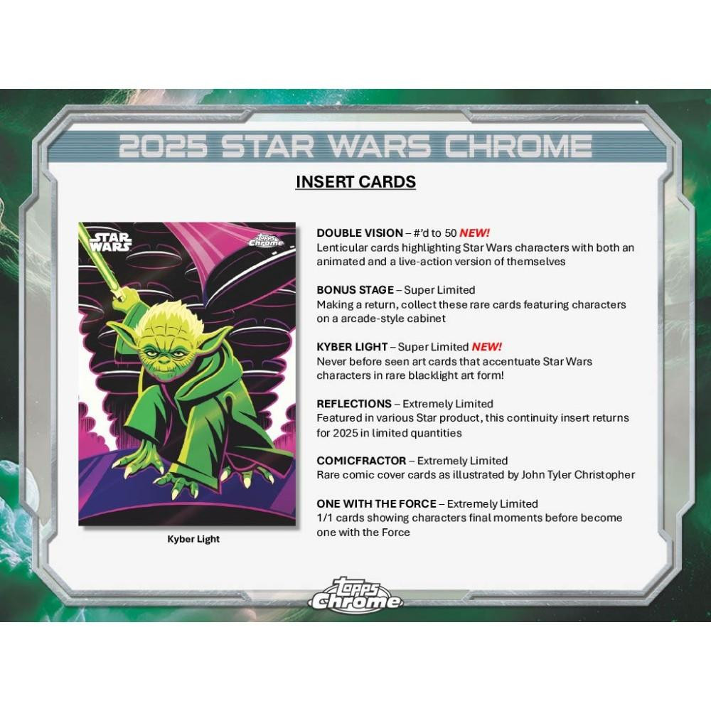 2025 Topps Chrome Star Wars Blaster Box