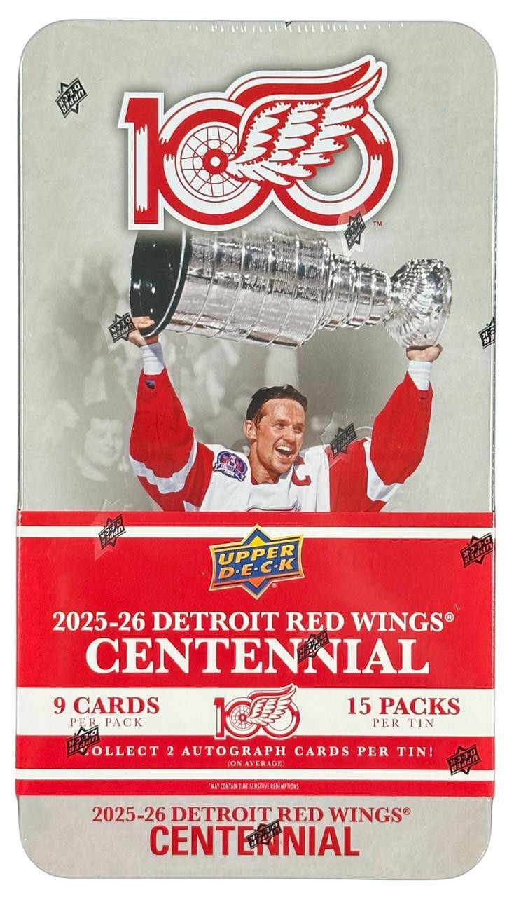 2025/26 Upper Deck Detroit Red Wings Centennial Hobby Box