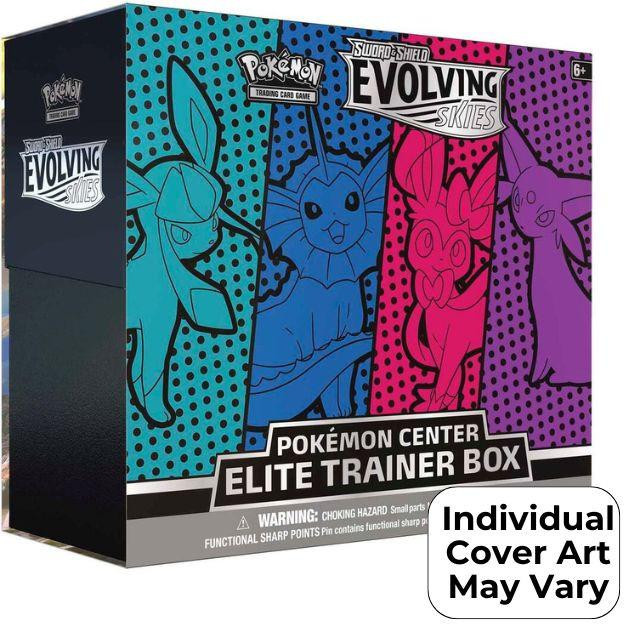 Pokemon Sword & Shield Evolving Skies Pokemon Center Elite Trainer Box