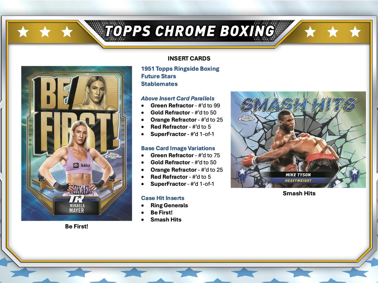 2024 Topps Chrome Boxing Hobby Pack