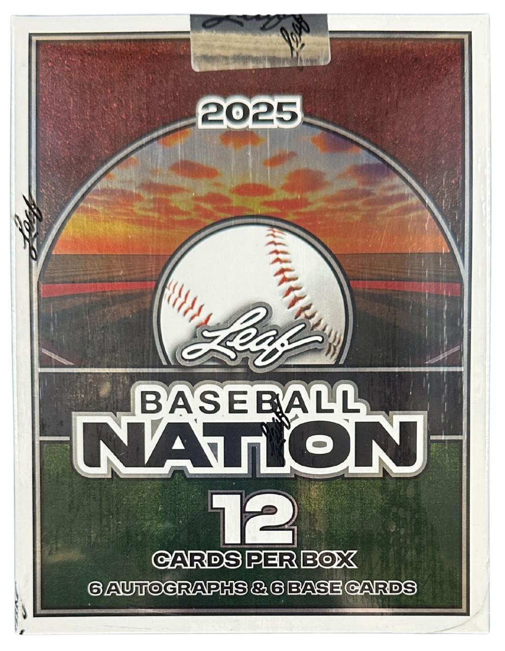 2025 Leaf Baseball Nation Hobby Box