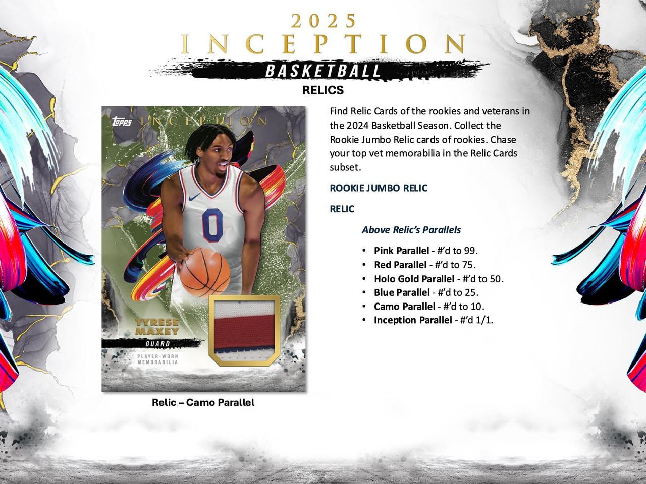 2024/25 Topps Inception Basketball Hobby 8 Box Case