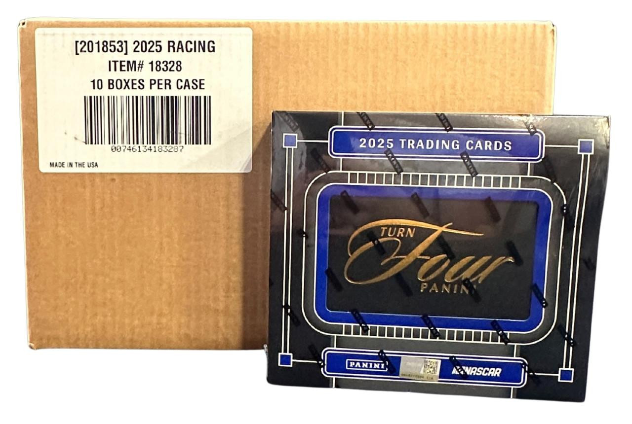 2025 Panini Turn Four Racing Hobby 10 Box Case