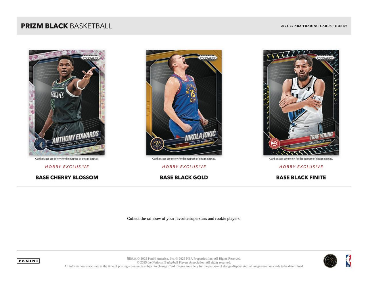 2024/25 Panini Prizm Black Basketball Hobby Box